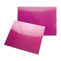 Taartbodem van 30 x 25 x 0,3 cm kleuren - 1 stuk