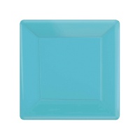 Kleurrijke kartonnen borden van 26 cm - 20 stuks