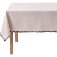 Tafelkleed van 2,50 x 1,40 m in beige stof