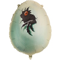 Folieballon Jurassic World - dinosauriusei 64 x 48 cm
