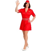 Heren stewardess kostuum
