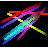 Lichtgevende stok van 25 cm - 25 stuks