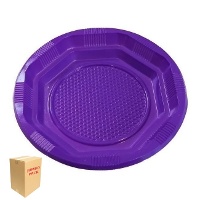 Kleurrijke plastic borden van 13,5 cm - 1920 stuks