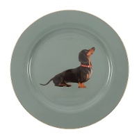 Royal onderbord van 33 cm met teckel