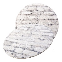 Taartbodem van 35 x 35 x 0,3 cm natuurlijk ontwerp - 1 stuk