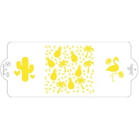 Stencil van Hawaiianen 10 x 25 cm - Decora