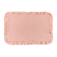 Placemat van 45 x 30 cm met ruches - 1 stuk