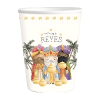 Bekers van 266 ml met de Drie Koningen - 6 stuks