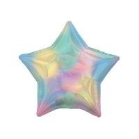 Iridiserende sterballon 48 cm - Anagram - 1 stuk