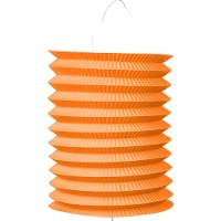 Kleurrijke 16 cm tubulaire papieren lantaarn - 1 stuk