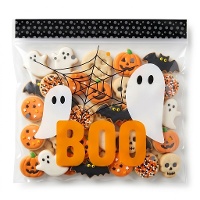Boo spooktas 17 x 17 cm - Wilton - 20 stuks