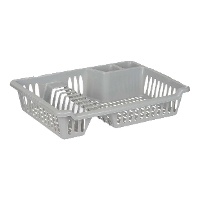 Afdruiprek 40 x 29,5 x 8 cm grijs of wit - 1 stuk