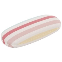 Brillenkoker met pastelstrepen