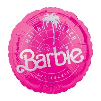 Barbie folieballon met Malibu-logo, 43 cm