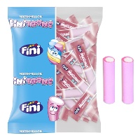 Roze marshmallows met individuele verpakking - Fini - 70 stuks