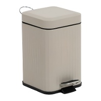 Vierkante 3 L prullenbak voor badkamer