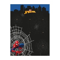 Spiderman donutdisplay met spinnenweb