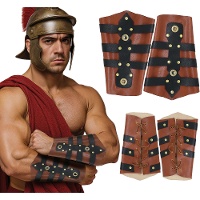 Romeinse onderarmbeschermers - 2 stuks