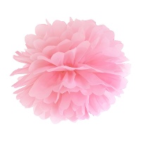 Ronde pompom hanger van 35 cm - 1 stuk