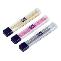 Vullingen voor extra fijne mechanische potloden in fuchsia, geel en zwart - Prym - 3 stuks