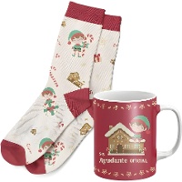 Cadeauset met mok en elfensokken