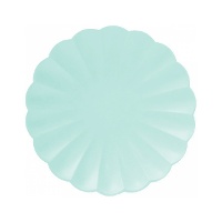 Meri composteerbare ronde borden van 18 cm - 8 stuks