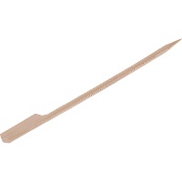 Bamboe spiesjes van 12 cm met plat handvat - 100 stuks