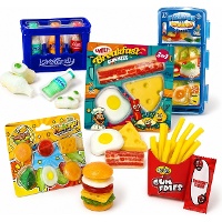 Kit met gekke fastfood-snoepjes - 5 stuks
