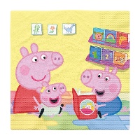 Peppa Pig-servetten 16,5 x 16,5 cm - 16 stuks