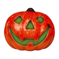 Decoratieve pompoen met licht van 17 cm