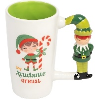 Kerstmok van 470 ml met kerstelf