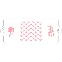Prinsessen Stencil van 10 x 25 cm - Decora
