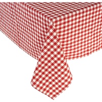 Tafelkleed van 1,45 x 1,45 m met ruitjesstof