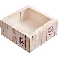 Doos van 32 x 32 x 11,5 cm voor taart Pure - 2 stuks
