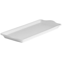 Rechthoekige porseleinen schaal van 34,5 x 14,5 cm - Vessia - 4 stuks