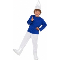 Blauw kabouterkostuum voor kinderen