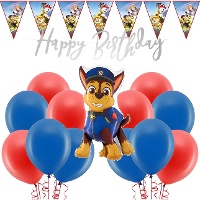 Feestdecoratiepakket voor Patrulla Canina - 23 stuks
