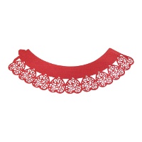 Cupcake wrappers met hartjes - PME - 12 stuks