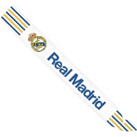 Witte Real Madrid-sjerp met clublogo en strepen