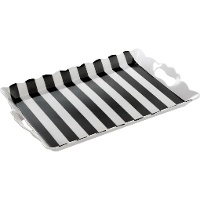 Dienblad 38 x 24 cm Excellence zwart-wit