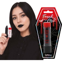 Zwarte matte lipstick in gothic-stijl - 1 stuk