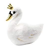 Witte Zwanen Knuffel - 34 x 35 cm