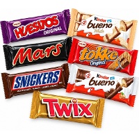 Pakket met chocoladerepen - 7 repen