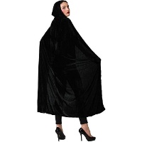 Fluwelen cape met capuchon voor volwassenen - 1,40 m