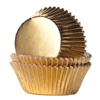 Metallic Cupcake Vormpjes 4,8 cm - House of Marie - 24 stuks