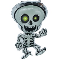 Halloween-skeletballon 60 cm