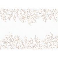Elegante bloemen-tafelloper 40 cm - 5 m