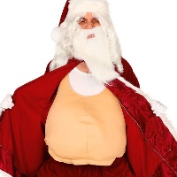 Nepbuik van stof voor Kerstman
