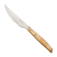 Steakmes 11 cm, populierenhouten handvat Forest - Arcos