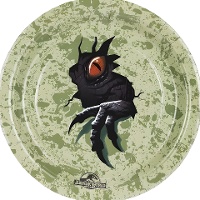 Jurassic World papieren borden 18 cm - 6 stuks